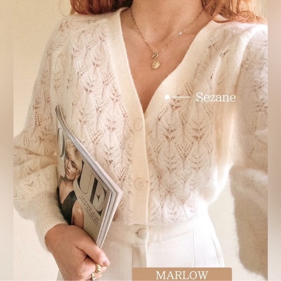 Sezane Marlow Jumper Ecru - Picture 16 of 16